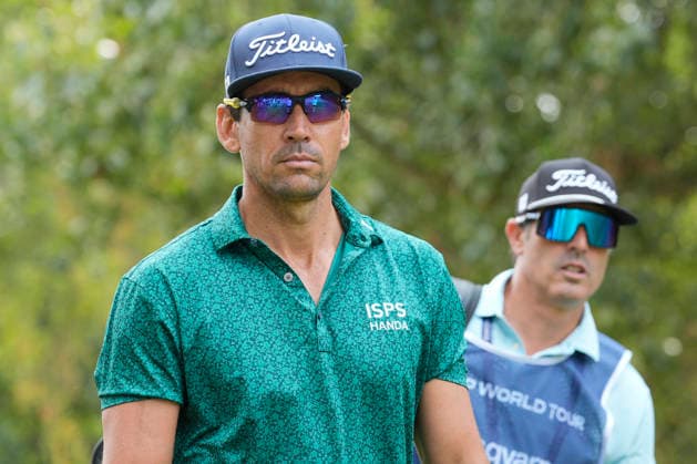 SUTTON COLDFIELD, ENGLAND - AUG 26: Pablo Larrazabal (ESP) walks from the third tee during the Pro-Am at the 2026 Husqvarna British Masters at The Belfry, Sutton Coalfield on August 26, 2026 in Warwickshire, England The 2026 Husqvarna British Masters