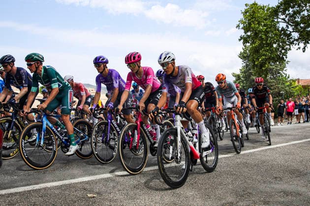 La Vuelta A Espana - Stage 5 From Falset To Roquetes 124 Ethan Edward Hayter of Soudal Quick-Step 163 Markel Beloki of EF Education - EasyPost during the La Vuelta Espana 2026 from Monaco to Granada, Stage 5 from Falset to Roquetes of 173km in Catalonia, on 26th of August, 2026 in Spain. Falset Spain  Copyright: xXavierxBonillax originalFilename:bonilla-lavuelta260826_npy9R.jpg