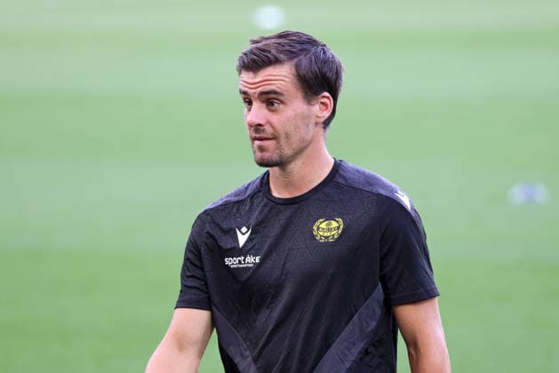 SOCCER - UEFA EL, RBS vs Mjaellby SALZBURG,AUSTRIA,26.AUG.26 - SOCCER - UEFA Europa League, play-off, Red Bull Salzburg vs Mjaellby AIF, preview, training Mjaellby. Image shows Jesper Gustavsson (Maellby).  GEPAxpictures xMathiasxMandl