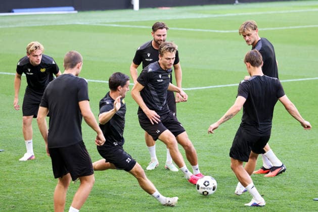 SOCCER - UEFA EL, RBS vs Mjaellby SALZBURG,AUSTRIA,26.AUG.26 - SOCCER - UEFA Europa League, play-off, Red Bull Salzburg vs Mjaellby AIF, preview, training Mjaellby. Image shows Villiam Granath (Maellby).  GEPAxpictures xMathiasxMandl