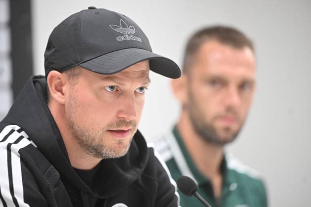 Head coach Jacob Neestrup at the press conference, PK, Pressekonferenz of the Panathinaikos FC Athens team before the return match of the 4th preliminary round of the UEFA Conference League: FC Hradec Kralove vs Panathinaikos FC Athens, in Hradec Kralove, Czech Republic, on August 26, 2026. (CTKxPhoto JosefxVostarek) CTKPhotoP2026082606234  CTKPhotoP2026082606234