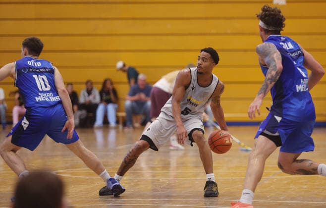 Ludwigsburg, Basketball Exhibition Game: MHP Riesen Ludwigsburg vs. HAKRO Merlins Crailsheim, Ishmael Leggett (Riesen)