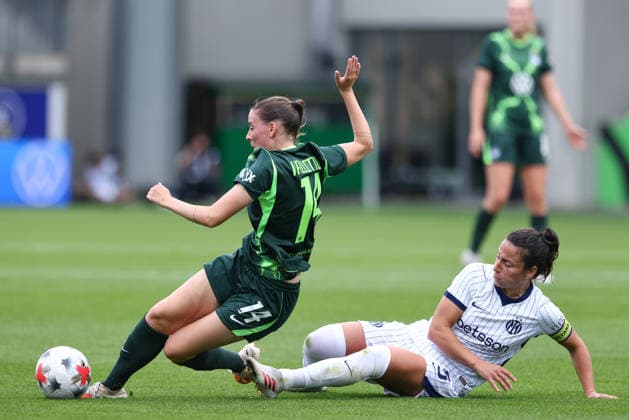 Football, Women's Football, Champions League qualifiers, VfL Wolfsburg v Inter Milan