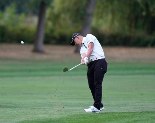 SUTTON COLDFIELD, ENGLAND - AUG 26: Keita Nakajima (JPN) plays from the ninth fairway during the Pro-Am at the 2026 Husqvarna British Masters at The Belfry, Sutton Coalfield on August 26, 2026 in Warwickshire, England The 2026 Husqvarna British Masters