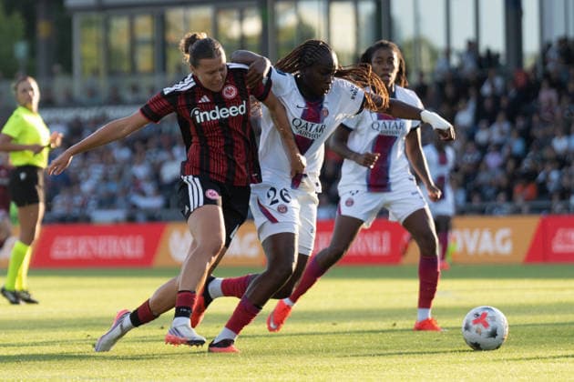 Football, Women, Champions League qualifiers, Eintracht Frankfurt v Paris Saint-Germain