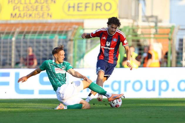 16 Jonas Dittrich (VfB Lübeck), 14 Alessandro Puzzo (Hamburger SV U21, U 21 Fußball I Herren I Regionalliga Nord I Saison 2026-2027 I 5. Spieltag I VfB Lübeck - Hamburger SV U21 I 26.08.2026 I Stadion an der Lohmühle *** 16 Jonas Dittrich, VfB Lübeck, 14 Alessandro Puzzo Hamburger SV U21 Soccer I Men s I Regionalliga Nord I 2026–2027 Season I Matchday 5 I VfB Lübeck vs. Hamburger SV U21 I August 26, 2026 I Stadion an der Lohmühle