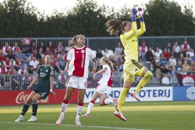 Football, Women's Football, Champions League Qualifiers, Ajax Amsterdam v Real Madrid