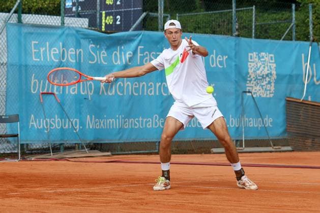 Pictured: Tom Bittner (GER), Alec Beckley (ZAF), Vasilios Caripi (ZAF) vs. Tom Bittner (GER), Noah Thurner (GER), ATP Challenger Schwaben Open, Men s Doubles, Tennis, Round of 16, August 26, 2026, Augsburg, Bavaria, Germany Copyright: xkolbert-press ChristianxKolbertx