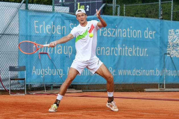 Pictured: Tom Bittner (GER), Alec Beckley (ZAF), Vasilios Caripi (ZAF) vs. Tom Bittner (GER), Noah Thurner (GER), ATP Challenger Schwaben Open, Men s Doubles, Tennis, Round of 16, August 26, 2026, Augsburg, Bavaria, Germany Copyright: xkolbert-press ChristianxKolbertx