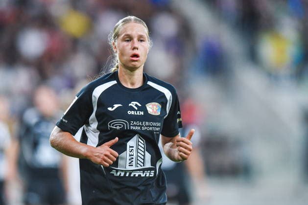 2026.08.26 Sosnowiec Pilka nozna kobiet UEFA Liga Mistrzyn Liga Mistrzow Sezon 2026 2027 Czarni Sosnowiec - Oud-Heverlee Leuven N z Zofia Burzan Foto Marcin Bulanda PressFocus 2026.08.26 Sosnowiec Football Women UEFA Champions League Qualifying Round Season 2026 2027 Czarni Sosnowiec - Oud-Heverlee Leuven Zofia Burzan Credit: Marcin Bulanda PressFocus NEWSPIX.PL --- newspix.pl 
