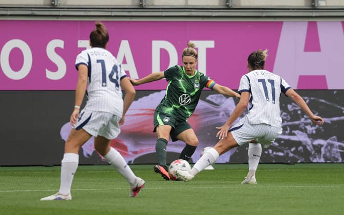 Svenja Huth, VfL Wolfsburg, Soccer, Women s, 2026–2027 Season, Women s Champions League Qualifying Round 3, VfL Wolfsburg vs. Inter Milan, 2–0