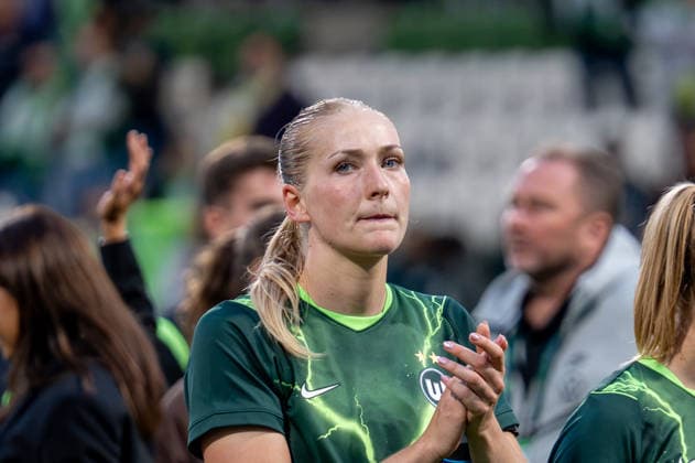 Germany, Soccer, UEFA, Women s Champions League, Qualifying Round, Round 3, First Leg 2026–2027: VfL Wolfsburg vs. FC Internazionale Milano on August 26, 2026, at the AOK Stadium in Wolfsburg; Camilla Küver of VfL Wolfsburg, 16, after the game Copyright: xSvenxHeidmannx