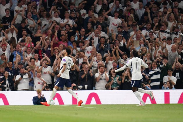Carabao Cup round 2 Tottenham Hotspur v Charlton Athletic Dominic Solanke of Tottenham Hotspur celebrates goal to make it 2-0 during the Carabao Cup round 2 match Tottenham Hotspur vs Charlton Athletic at Tottenham Hotspur Stadium, London, United Kingdom on 26 August 2026 (Photo by Harvey Murphy News Images) Copyright: xHarveyxMurphy NewsxImagesx