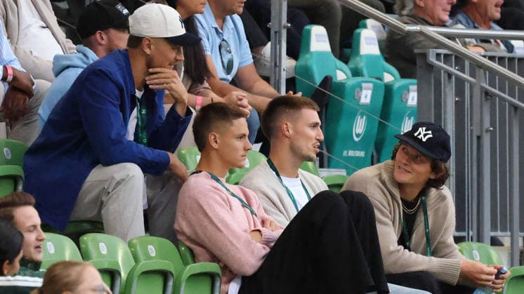 VfL vs. Inter, Women s Champions League, Wolfsburg, August 26, 2026, Soccer, Women s, VfL Wolfsburg vs. FC Inter Milan, Champions League, Qualifying Round, 2026–2027 Season Hauke Wahl (VfL Wolfsburg), Bence Dardai (VfL Wolfsburg), Kilian Fischer (VfL Wolfsburg), Fabian Reese (VfL Wolfsburg) AOK Stadium, Lower Saxony, Germany