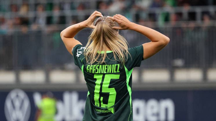 VfL vs. Inter, Women s Champions League, Wolfsburg, August 26, 2026, Soccer, Women, VfL Wolfsburg vs. FC Inter Milan, Champions League, Qualifying Round, 2026–2027 Season, Weronika Arasniewicz, VfL Wolfsburg, AOK Stadium, Lower Saxony, Germany