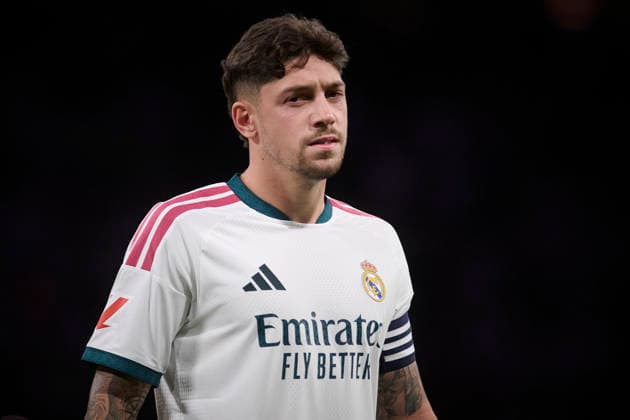 REAL MADRID CF v REAL SOCIEDAD. LA LIGA 2026 2027. ROUND 1. Real Madrid CF™s Fede Valverde during La Liga match. August 26 ,2026. (ALTERPHOTOS Ropero) MadridSpain  Copyright: xRoperox