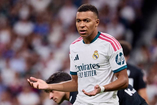 August 26, 2026, Madrid, Madrid, Spain: Kylian Mbappe of Real Madrid CF during La Liga football match between Real Madrid CF and Real Sociedad at Santiago Bernabeu Stadium in Madrid, Spain, August 26, 2026 Madrid Spain - ZUMAa206 20260826_zsp_a206_086 Copyright: xRubenxAlbarranx