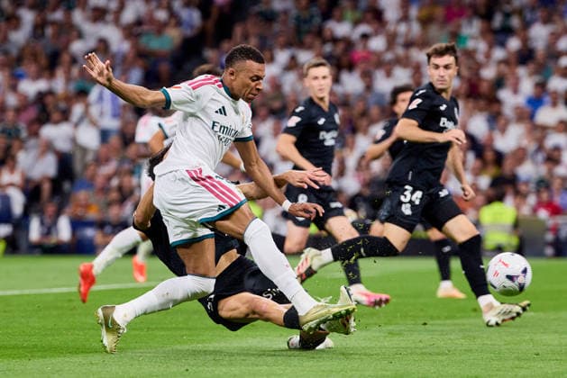 August 26, 2026, Madrid, Madrid, Spain: Kylian Mbappe of Real Madrid CF during La Liga football match between Real Madrid CF and Real Sociedad at Santiago Bernabeu Stadium in Madrid, Spain, August 26, 2026 Madrid Spain - ZUMAa206 20260826_zsp_a206_100 Copyright: xRubenxAlbarranx