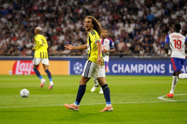 Matteo Guendouzi seen during UEFA Champions League play off qualifying game between teams of Olympique Lyon and Fenerbahce SK (Quentin Montiel-Font Ball Raw Images) DÃ cines-Charpieu Groupama Stadium France Copyright: xQuentinxMontiel-Fontx quentinmontielfont_lyon_fenerbahce_2627-4