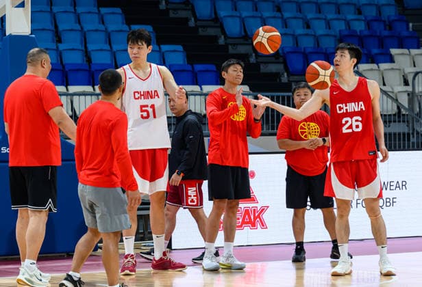Basketball, FIBA World Cup qualifiers, China national team, training
