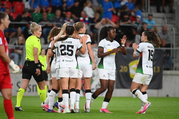 SOSNOWIEC 26.08.2026 MECZ III RUNDA KWALIFIKACJI LIGA MISTRZOW SEZON 2026 27 CZARNI SOSNOWIEC - OUD-HEVERLEE LEUVEN -- UEFA WOMEN S CHAMPIONS LEAGUE QUALIFYING THIRD ROUND MATCH CZARNI SOSNOWIEC - OUD-HEVERLEE LEUVEN ISABELLA DEKKER OH LEUVEN RADOSC FOT. KRZYSZTOF HELIOS 400MM NEWSPIX.PL --- newspix.pl 