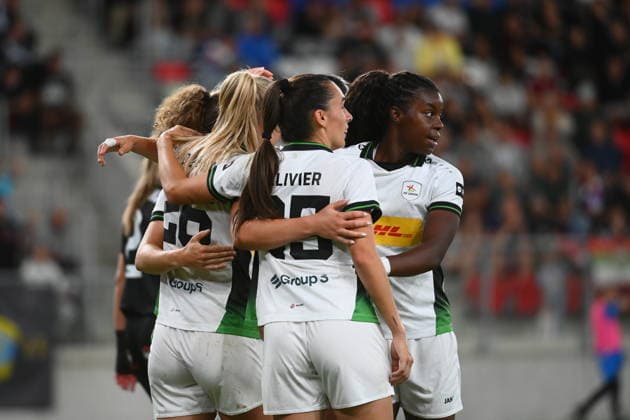 SOSNOWIEC 26.08.2026 MECZ III RUNDA KWALIFIKACJI LIGA MISTRZOW SEZON 2026 27 CZARNI SOSNOWIEC - OUD-HEVERLEE LEUVEN -- UEFA WOMEN S CHAMPIONS LEAGUE QUALIFYING THIRD ROUND MATCH CZARNI SOSNOWIEC - OUD-HEVERLEE LEUVEN ISABELLA DEKKER OH LEUVEN RADOSC KADHIYA DE CEUSTER FOT. KRZYSZTOF HELIOS 400MM NEWSPIX.PL --- newspix.pl 