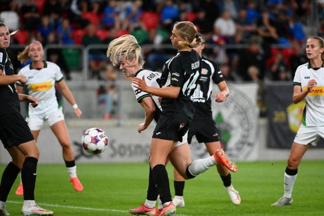 SOSNOWIEC 26.08.2026 MECZ III RUNDA KWALIFIKACJI LIGA MISTRZOW SEZON 2026 27 CZARNI SOSNOWIEC - OUD-HEVERLEE LEUVEN -- UEFA WOMEN S CHAMPIONS LEAGUE QUALIFYING THIRD ROUND MATCH CZARNI SOSNOWIEC - OUD-HEVERLEE LEUVEN KIM EVERAERTS FOT. KRZYSZTOF HELIOS 400MM NEWSPIX.PL --- newspix.pl 