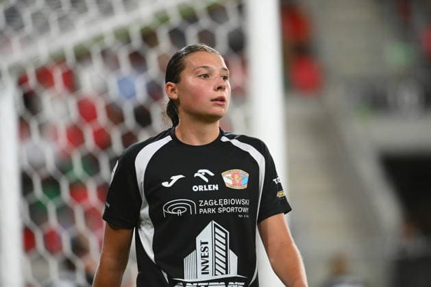 SOSNOWIEC 26.08.2026 MECZ III RUNDA KWALIFIKACJI LIGA MISTRZOW SEZON 2026 27 CZARNI SOSNOWIEC - OUD-HEVERLEE LEUVEN -- UEFA WOMEN S CHAMPIONS LEAGUE QUALIFYING THIRD ROUND MATCH CZARNI SOSNOWIEC - OUD-HEVERLEE LEUVEN NATALIA CHUDZIK FOT. KRZYSZTOF HELIOS 400MM NEWSPIX.PL --- newspix.pl 
