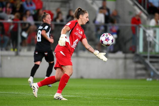 SOSNOWIEC 26.08.2026 MECZ III RUNDA KWALIFIKACJI LIGA MISTRZOW SEZON 2026 27 CZARNI SOSNOWIEC - OUD-HEVERLEE LEUVEN -- UEFA WOMEN S CHAMPIONS LEAGUE QUALIFYING THIRD ROUND MATCH CZARNI SOSNOWIEC - OUD-HEVERLEE LEUVEN ANNA PALINSKA FOT. KRZYSZTOF HELIOS 400MM NEWSPIX.PL --- newspix.pl 
