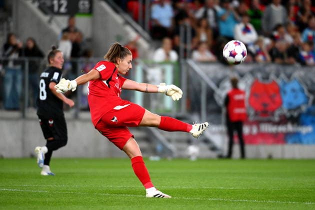 SOSNOWIEC 26.08.2026 MECZ III RUNDA KWALIFIKACJI LIGA MISTRZOW SEZON 2026 27 CZARNI SOSNOWIEC - OUD-HEVERLEE LEUVEN -- UEFA WOMEN S CHAMPIONS LEAGUE QUALIFYING THIRD ROUND MATCH CZARNI SOSNOWIEC - OUD-HEVERLEE LEUVEN ANNA PALINSKA FOT. KRZYSZTOF HELIOS 400MM NEWSPIX.PL --- newspix.pl 