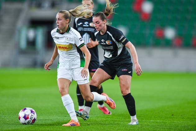 2026.08.26 Sosnowiec Pilka nozna kobiet UEFA Liga Mistrzyn Liga Mistrzow Sezon 2026 2027 Czarni Sosnowiec - Oud-Heverlee Leuven N z Saar Janssen, Luiza Kozielska Foto Marcin Bulanda PressFocus 2026.08.26 Sosnowiec Football Women UEFA Champions League Qualifying Round Season 2026 2027 Czarni Sosnowiec - Oud-Heverlee Leuven Saar Janssen, Luiza Kozielska Credit: Marcin Bulanda PressFocus NEWSPIX.PL --- newspix.pl 