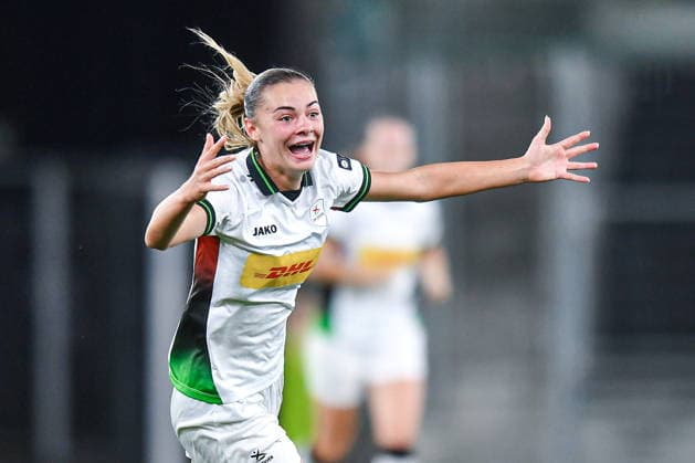 2026.08.26 Sosnowiec Pilka nozna kobiet UEFA Liga Mistrzyn Liga Mistrzow Sezon 2026 2027 Czarni Sosnowiec - Oud-Heverlee Leuven N z Lily Hoekx, radosc, radosc po golu, radosc po bramce Foto Marcin Bulanda PressFocus 2026.08.26 Sosnowiec Football Women UEFA Champions League Qualifying Round Season 2026 2027 Czarni Sosnowiec - Oud-Heverlee Leuven Lily Hoekx, radosc, radosc po golu, radosc po bramce Credit: Marcin Bulanda PressFocus NEWSPIX.PL --- newspix.pl 