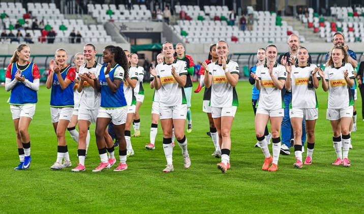 2026.08.26 Sosnowiec Pilka nozna kobiet UEFA Liga Mistrzyn Liga Mistrzow Sezon 2026 2027 Czarni Sosnowiec - Oud-Heverlee Leuven N z Kadhiya de Ceuster, Kimberley Smit, Camille Lafaix, Ioanna Papatheodorou, radosc, wygrana, zwyciestwo Foto Marcin Bulanda PressFocus 2026.08.26 Sosnowiec Football Women UEFA Champions League Qualifying Round Season 2026 2027 Czarni Sosnowiec - Oud-Heverlee Leuven Kadhiya de Ceuster, Kimberley Smit, Camille Lafaix, Ioanna Papatheodorou, radosc, wygrana, zwyciestwo Credit: Marcin Bulanda PressFocus NEWSPIX.PL --- newspix.pl 