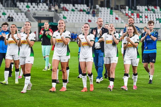 2026.08.26 Sosnowiec Pilka nozna kobiet UEFA Liga Mistrzyn Liga Mistrzow Sezon 2026 2027 Czarni Sosnowiec - Oud-Heverlee Leuven N z Kimberley Smit, Camille Lafaix, Ioanna Papatheodorou, radosc, wygrana, zwyciestwo Foto Marcin Bulanda PressFocus 2026.08.26 Sosnowiec Football Women UEFA Champions League Qualifying Round Season 2026 2027 Czarni Sosnowiec - Oud-Heverlee Leuven Kimberley Smit, Camille Lafaix, Ioanna Papatheodorou, radosc, wygrana, zwyciestwo Credit: Marcin Bulanda PressFocus NEWSPIX.PL --- newspix.pl 