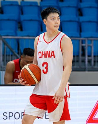 Qatar V China- FIBA Basketball World Cup 2027 Qualifiers Mingxuan Hu of Team China attends a training session ahead of the FIBA Basketball World Cup 2027 Asian Qualifiers match against Qatar on August 26, 2026, in Al Wakrah, Qatar. The match is part of the fourth window of the Asian Qualifiers for the FIBA Basketball World Cup 2027. Qatar and China are in Group F. DOHA Qatar Copyright: xNOUSHADx