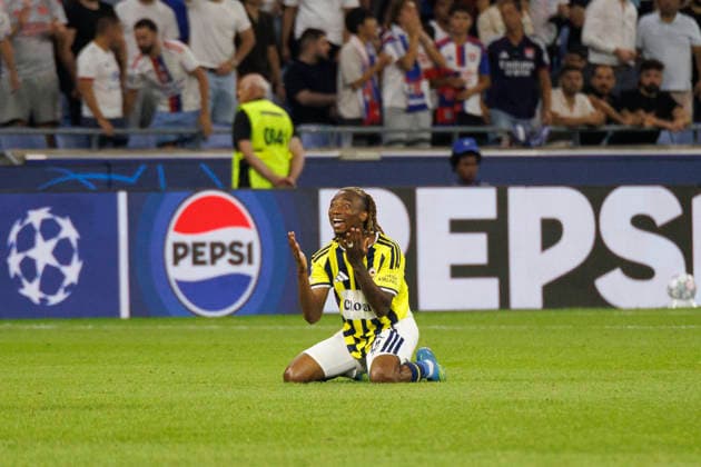 Dorgeles Nene seen during UEFA Champions League play off qualifying game between teams of Olympique Lyon and Fenerbahce SK (Quentin Montiel-Font Ball Raw Images) DÃ cines-Charpieu Groupama Stadium France Copyright: xQuentinxMontiel-Fontx quentinmontielfont_lyon_fenerbahce_2627-11-2