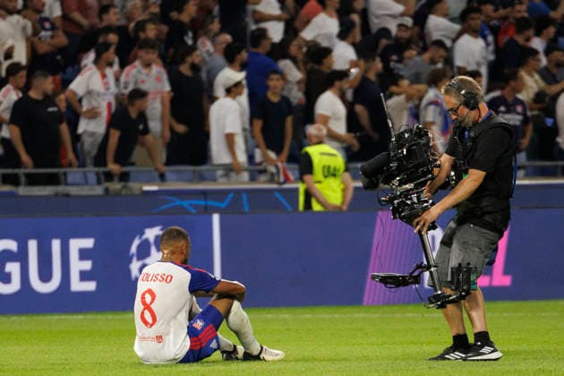 Corentin Tolisso seen during UEFA Champions League play off qualifying game between teams of Olympique Lyon and Fenerbahce SK (Quentin Montiel-Font Ball Raw Images) DÃ cines-Charpieu Groupama Stadium France Copyright: xQuentinxMontiel-Fontx quentinmontielfont_lyon_fenerbahce_2627-15