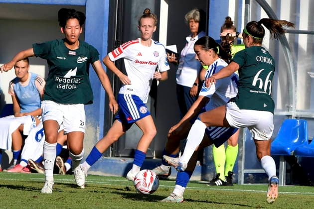 Croatia, Solin, 260826. Stadium NK Solin. UEFA Womens Europa Cup, match ZNK Hajduk - Fortuna Hjorring. In the photo: Janja Canjevac. Photo: Josko Ponos CROPIX Croatia Copyright: xxJoskoxPonosx hajduk_fortuna31-260826