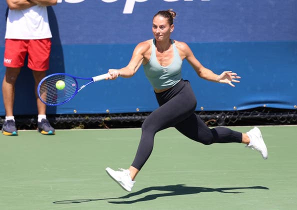 August 26, 2026, New York City, New York, USA: MARTA KOSTYUK of Ukraine during practise session before US Open. New York, USA. Tennis: US Open - Marta Kostyuk  - ZUMAc278 20260826_zsp_c278_004 Copyright: xMarcinxCholewinskix