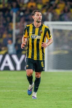 AEK Athens v PFC Levski Sofia UEFA Champions League Kaan Kairinen of AEK Athens during the UEFA Champions League Play-Off Second Leg match at AEK Arena, Athens 26 08 2026 UK Newspapers OUT Copyright: xYannisxHalasx FIL-23829-0120
