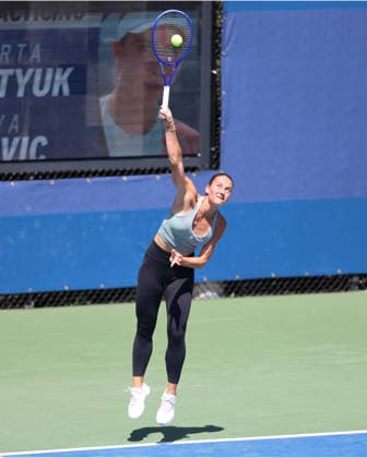 August 26, 2026, New York City, New York, USA: MARTA KOSTYUK of Ukraine during practise session before US Open. New York, USA. New York City USA - ZUMAc278 20260826_zsp_c278_001 Copyright: xMarcinxCholewinskix