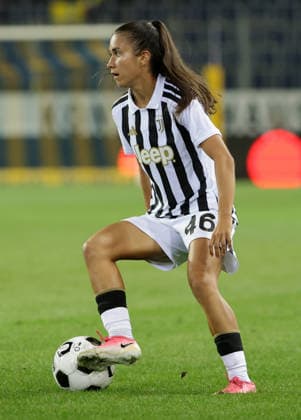 SOCCER - WCL, St.Poelten vs Juventus SANKT POELTEN,AUSTRIA,26.AUG.26 - SOCCER - UEFA Women s Champions League, qualification, SKN Sankt Poelten vs Juventus Turin. Image shows Cristina Libran (Juventus).  GEPAxpictures xWalterxLuger
