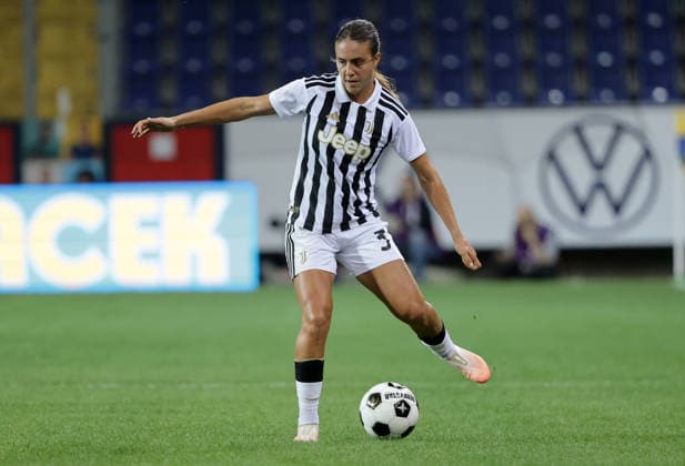 SOCCER - WCL, St.Poelten vs Juventus SANKT POELTEN,AUSTRIA,26.AUG.26 - SOCCER - UEFA Women s Champions League, qualification, SKN Sankt Poelten vs Juventus Turin. Image shows Estela Carbonell (Juventus).  GEPAxpictures xWalterxLuger