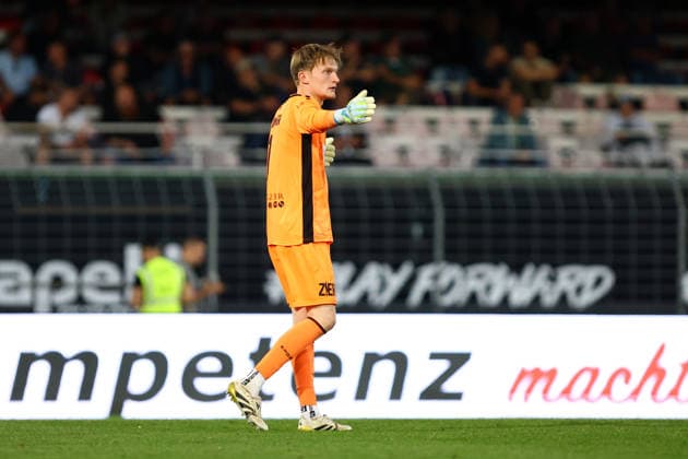 1 Finn Böhmker (VfB Lübeck) Fußball I Herren I Regionalliga Nord I Saison 2026-2027 I 5. Spieltag I VfB Lübeck - Hamburger SV U21, U 21 I 26.08.2026 I Stadion an der Lohmühle *** 1 Finn Böhmker VfB Lübeck Soccer I Men s Team I Regionalliga Nord I 2026–2027 Season I Matchday 5 I VfB Lübeck vs. Hamburger SV U21 I August 26, 2026 I Stadion an der Lohmühle