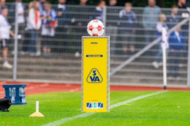 Match: Regionalliga Nord, German Soccer, Regionalliga Nord, 2026–27 Season, Matchday 5, August 26, 2026, SV Atlas Delmenhorst vs. BSV Kickers Emden, Stadion an der Düsternortstraße, Delmenhorst, Lower Saxony Copyright: xLeonxFrickx