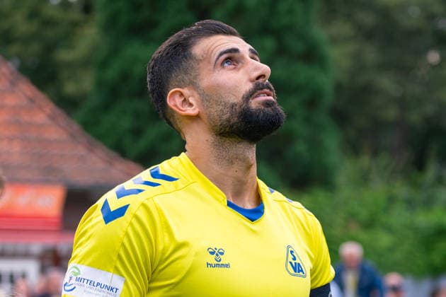 Ibrahim Temin SV Atlas Delmenhorst, 5, German Soccer, Regionalliga Nord, 2026–27 Season, Matchday 5, August 26, 2026, SV Atlas Delmenhorst vs. BSV Kickers Emden, Stadium on Düsternortstraße, Delmenhorst, Lower Saxony Copyright: xLeonxFrickx
