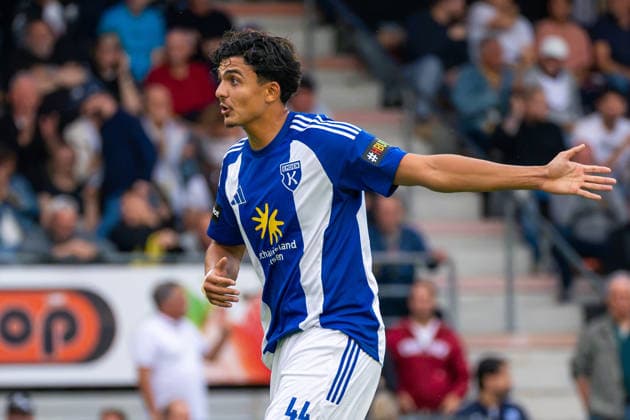 Jamil Najjar, BSV Kickers Emden, 44, German Soccer, Regionalliga Nord, 2026–27 Season, Matchday 5, August 26, 2026, SV Atlas Delmenhorst vs. BSV Kickers Emden, Stadium on Düsternortstraße, Delmenhorst, Lower Saxony Copyright: xLeonxFrickx