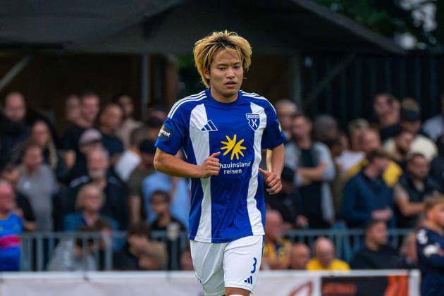 Toshiaki Miyamoto, BSV Kickers Emden, 3, German Soccer, Regionalliga Nord, 2026–27 Season, Matchday 5, August 26, 2026, SV Atlas Delmenhorst vs. BSV Kickers Emden, Stadium on Düsternortstraße, Delmenhorst, Lower Saxony Copyright: xLeonxFrickx