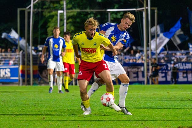 Fin Tiedeken, SV Atlas Delmenhorst, 7, German Soccer, Regionalliga Nord, 2026–27 Season, Matchday 5, August 26, 2026, SV Atlas Delmenhorst vs. BSV Kickers Emden, Stadion an der Düsternortstraße, Delmenhorst, Lower Saxony Copyright: xLeonxFrickx