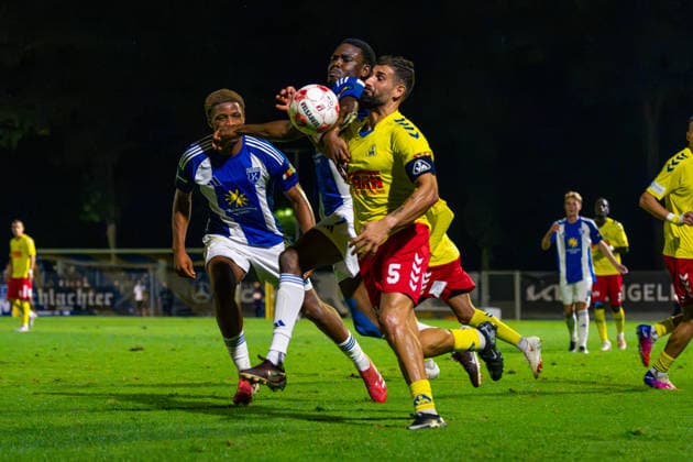 Ibrahim Temin, SV Atlas Delmenhorst, 5, German Soccer, Regionalliga Nord, 2026–27 Season, Matchday 5, August 26, 2026, SV Atlas Delmenhorst vs. BSV Kickers Emden, Stadion an der Düsternortstraße, Delmenhorst, Lower Saxony Copyright: xLeonxFrickx